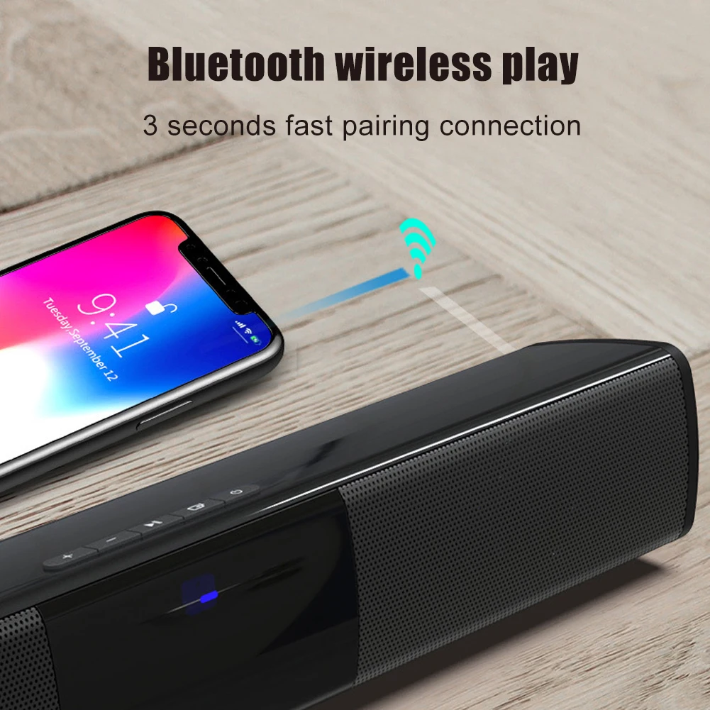 Беспроводная ТВ-звуковая панель BS-28A Bluetooth-Колонка для телевизора сабвуфер ПК