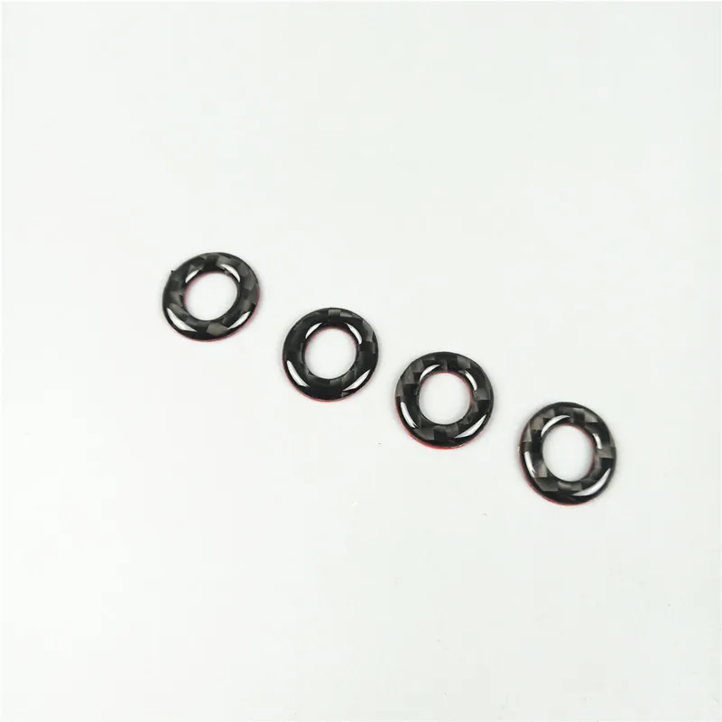 Углеродное волокно двери автомобиля подъемное кольцо Крышка отделка для Mercedes Benz