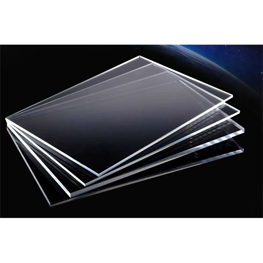 

Plexiglass Transparent Clear Plastic Sheet Acrylic Board Organic Glass Polymethyl Methacrylate 1mm 3mm 8mm Thickness 200x200mm