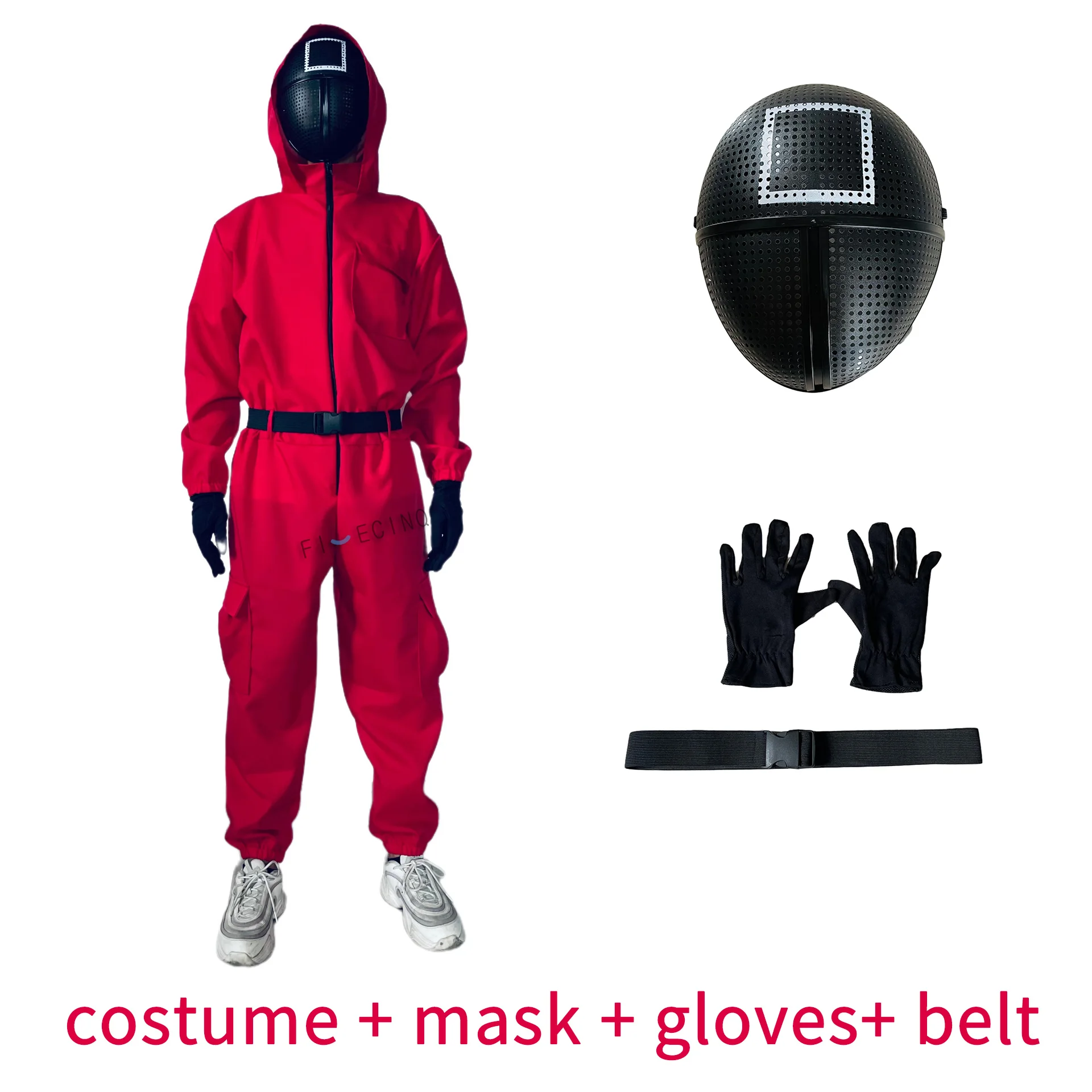 

Game Cosplay Costume Full Sets Mask With Suits Unisex Halloween Outfit Funny Cool Onesies