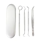 6 шт., набор инструментов для удаления зубного налета, из нержавеющей стали