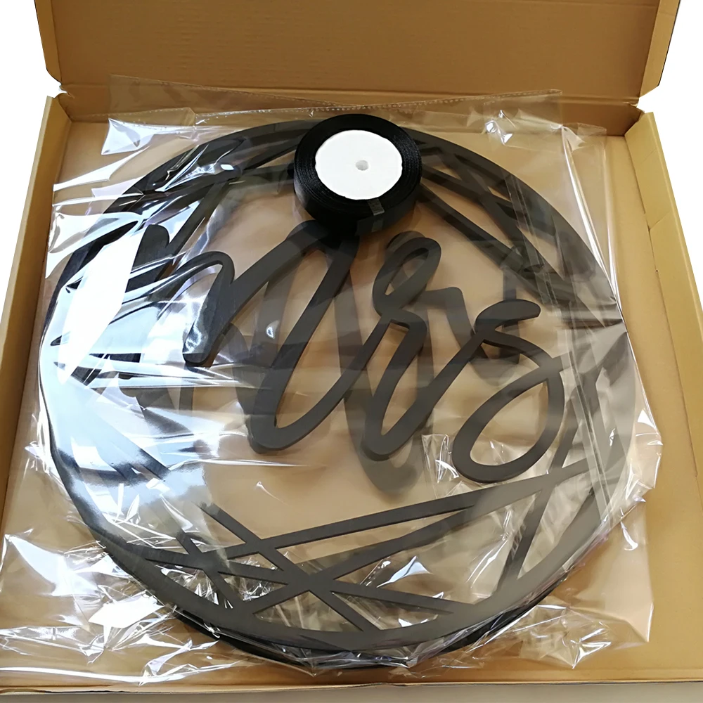 Г-н &amp миссис деревянный стул баннер набор знаков для рустикальная Свадьба