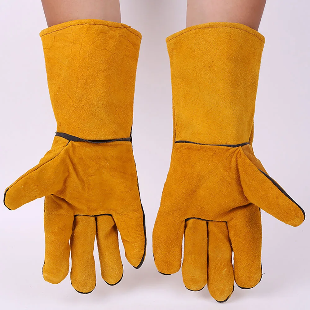 Перчатки для сварки Nicewarm перчатки сварщика из воловьей кожи износостойкие