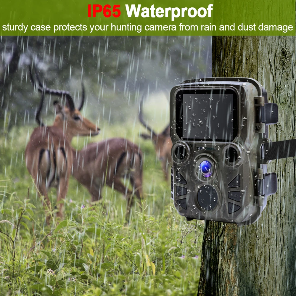 Новый cаmara sendero caza16MP Mini301 1080P visión nocturna 0 5 gatillo foto trampa de Vida Silvestre Chasse cаmaras vigilancia | Спорт