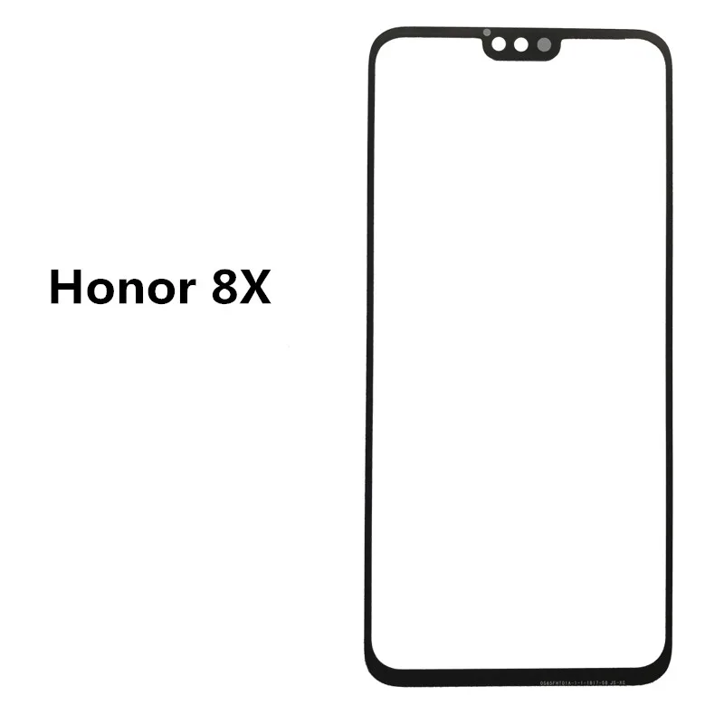 Honor8X внешний экран для huawei Honor 8X Передняя сенсорная ЖК-панель дисплей из стекла крышка объектива телефон Ремонт Замена частей