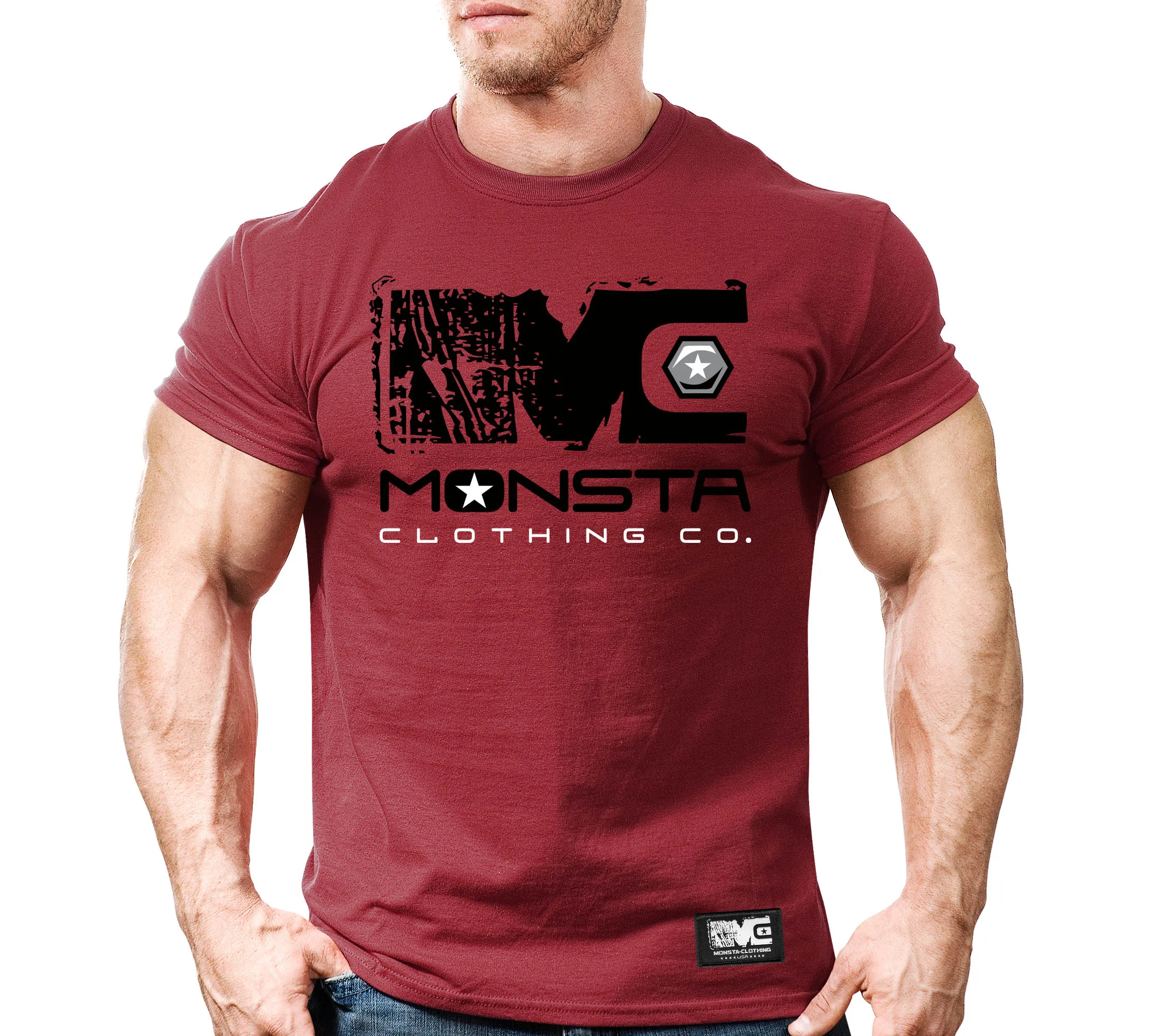 Новая мужская компрессионная обтягивающая футболка для тренажерных залов