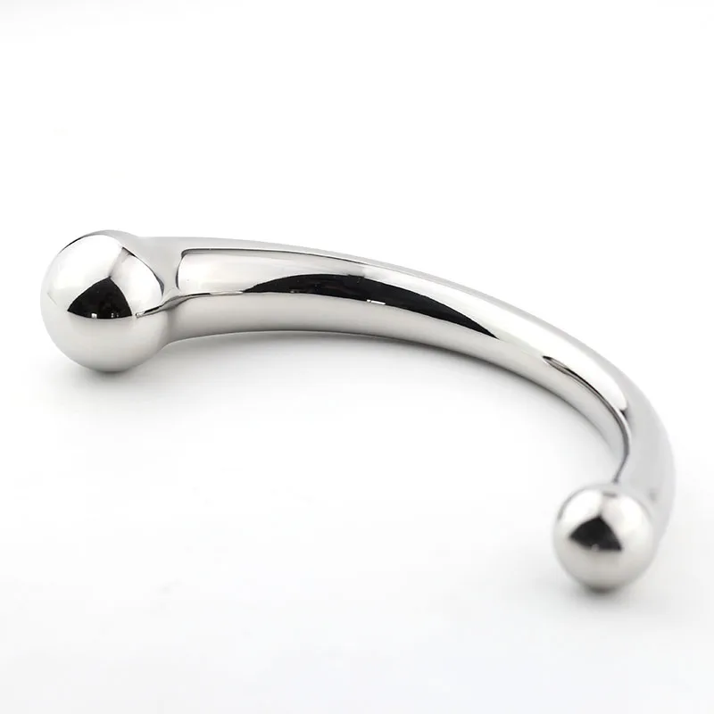 BEEGER The Chrome Crescent Dildo Prostate Massager Clitoris Stimulator Stainless Steel G Spot Anal Plug | Красота и здоровье