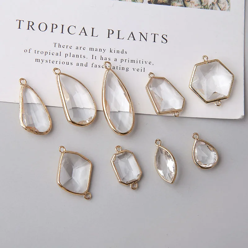 2 шт. Diy ювелирные аксессуары сплав кристалл трендовые серьги Materi сторона