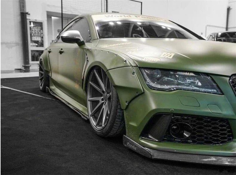 Комплект боковых юбки из углеродного волокна для Audi A7 S7 RS7 2011-2021 автомобильные