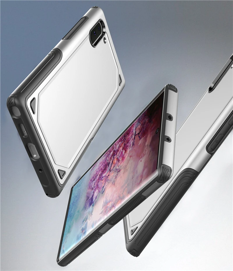 SGP Spigen гибридный двойной армированный жесткий чехол для samsung S10 5G S10E S9 S8 Plus S7 edge Note 10 9 8