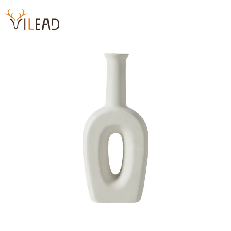 VILEAD 9 стиль керамическая белая ваза фигурки сушеные Искусственные цветы