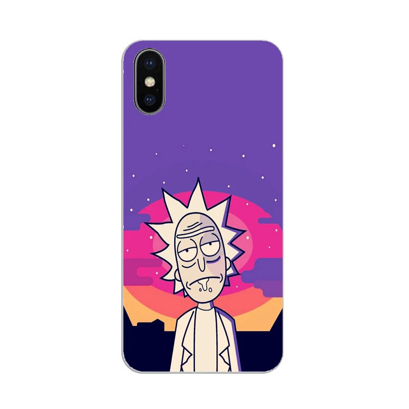 Простые забавные с юмором Рик Морти аниме Аватар Чехол Мягкий силиконовый чехол