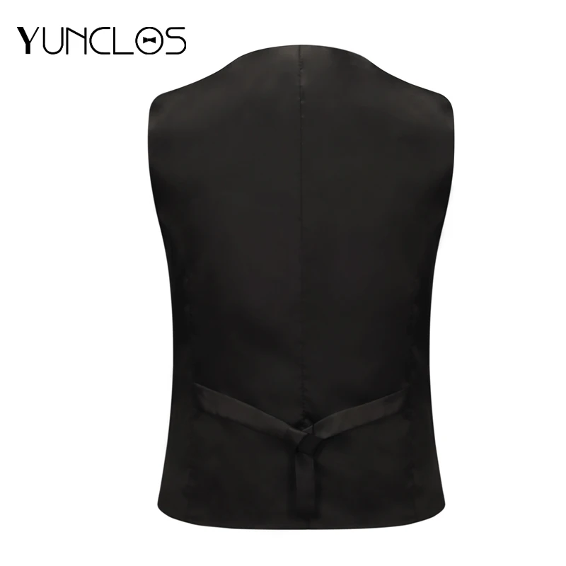 Мужской золотистый Блейзер yunклос жилет с V образным вырезом для свадьбы и