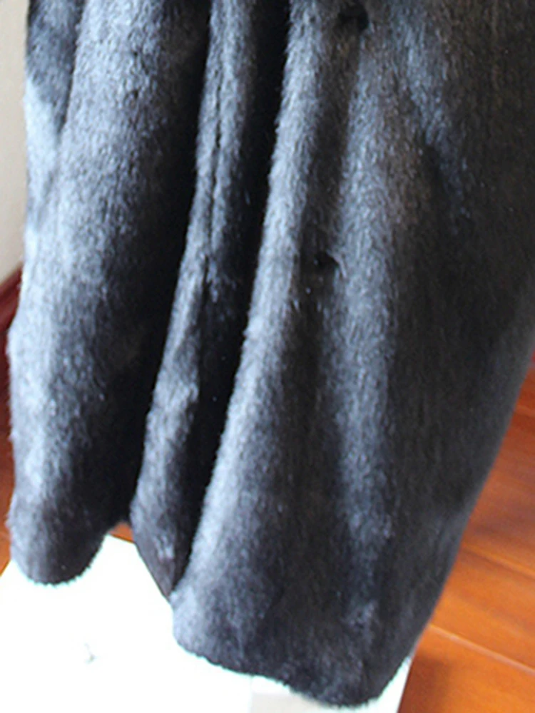 

Lautaro Oversized Long Warm Fluffy Faux Mink Fur Coat Long Sleeve Lapel Loose Korean Fashion Streetwear Winter Clothes Women