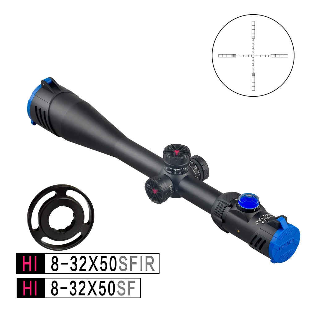 Открытие самый большой увеличительный прицел HI 8 32 X50 SF оружие солдат Охотник с