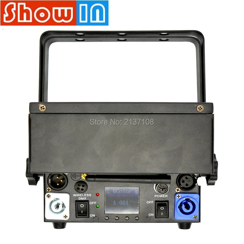 Беспроводной светодиодный прожектор DMX RGBWA сценический с перезаряжаемым
