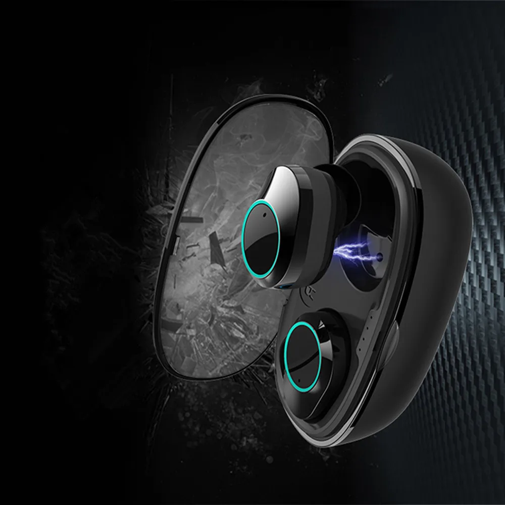 

Bluetooth 5.0 HiFi Quality Sound Portable Wireless Earphones with Charging Dock