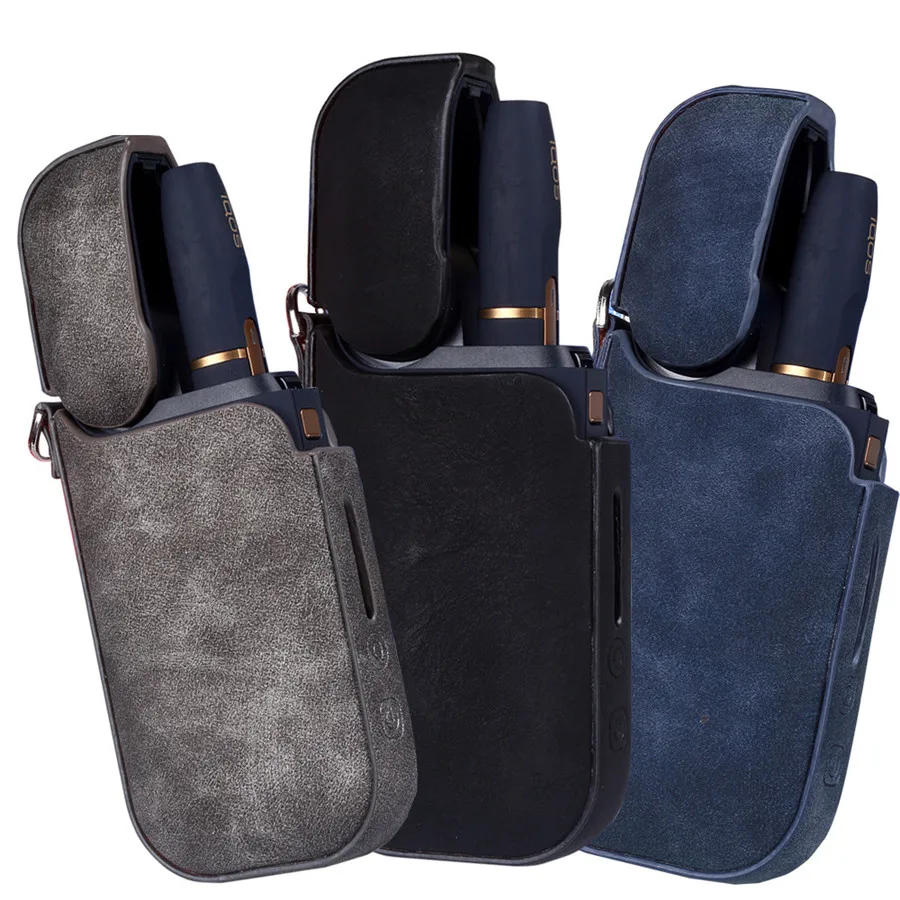 Аксессуары для сигарет портативный роскошный кожаный футляр электронных IQOS