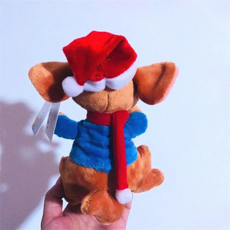 1 шт./лот 18 см Рождество Eeyore кошка кенгуру свинка Ослик Кролик Утка roo поросенок плюшевая кукла в подарок детские игрушки