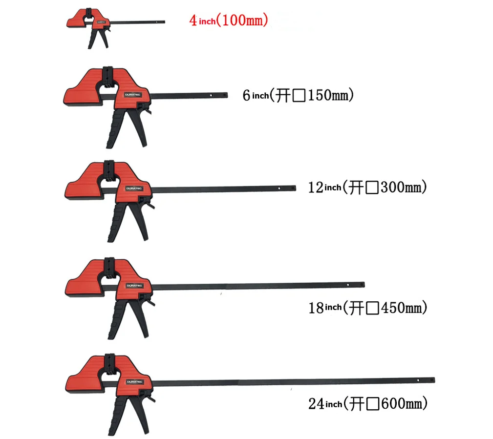 Сверхмощный F-образный зажим Duratec зажимы для деревообработки стиль фрез