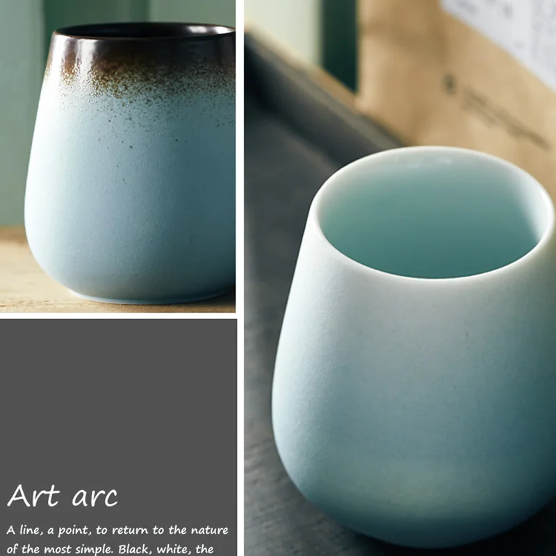 Цветная японская кофейная чашка ручной работы макарон персонализированная