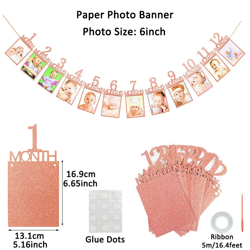 Фоторамка с изображением дня рождения баннер для всей семьи украшение вечерние