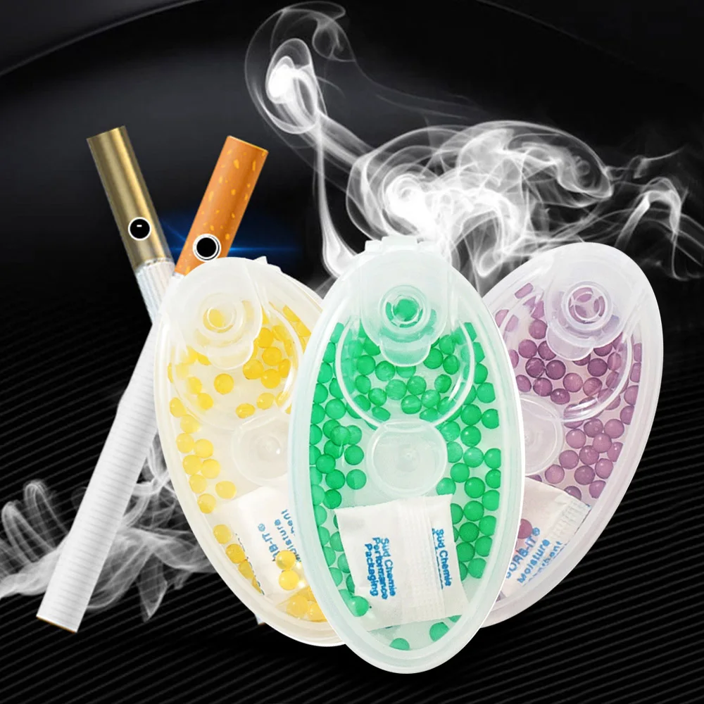 

100pcs Fruit Flavour Mint Flavor Cigarette Holder Cigarette Popping Capsule Cigarette Pops Beads Filters Men Smoking Accessories