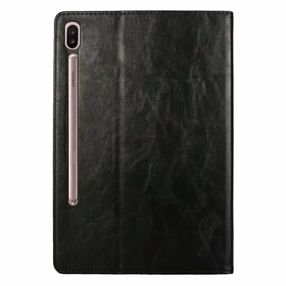 Модный кожаный чехол для планшета для samsung Galaxy Tab S6 T860 T865 SM-T860 SM-T865 10," с карандашом и держателем для карточек+ ручка