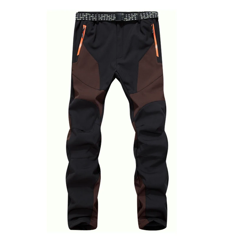 Мужские Зимние флисовые брюки с мягкой подкладкой для рыб лыжные уличные