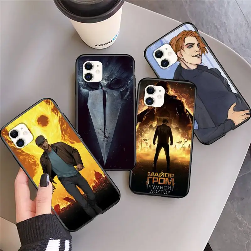 

Major Grom Phone Case For iphone 12 11Pro Max 11 XR XS Max X 8 7 6 6S Plus 5 5S SE 2020 soft Cover Shell