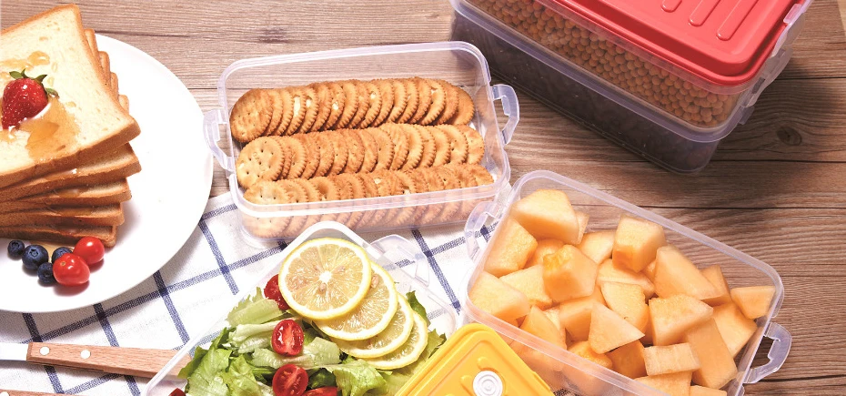 Konco холодильник Microwavable свежий хранения коробка анти-перекрестный вкус портативный яйцо овощи фрукты коробка для хранения еды