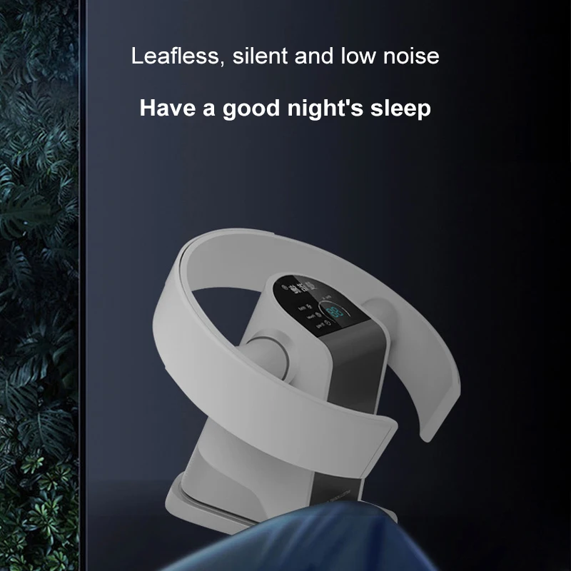 

Electric Mute Fan Smart Home Multi-function LED Leafless Desktop Hanging Floor Remote Control Brushless Motor Fan 220V 37W