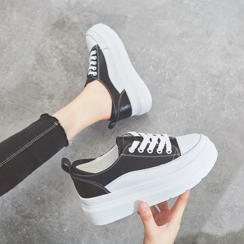 Женские кроссовки на танкетке XEK повседневная обувь высокой со скрытым каблуком