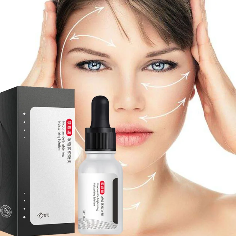 

Nicotinamide Serum Hydrating Shrink Pore Anti-aging Lifting Firming Essence Liquid Moisturizing Brightening Facial Solution 30ml