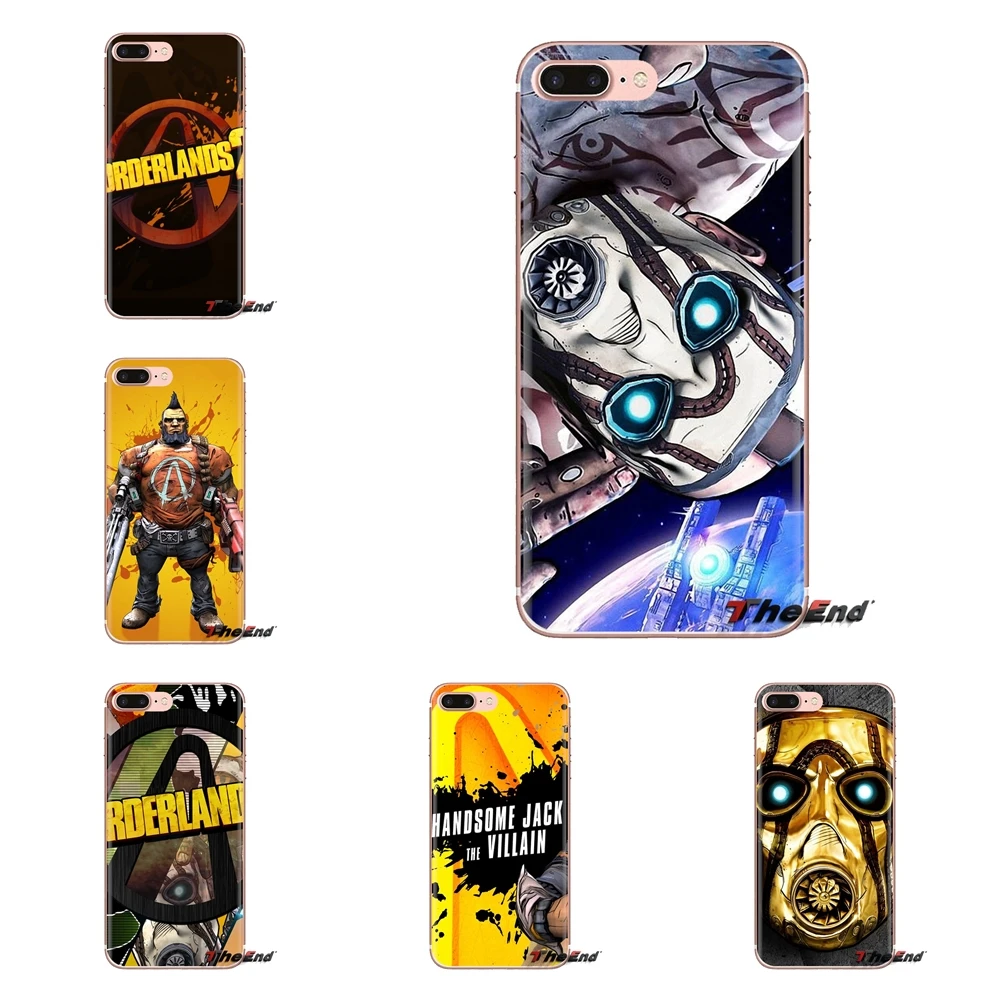 For Sony Xperia Z Z1 Z2 Z3 Z5 compact M2 M4 M5 E3 T3 XA Aqua LG G4 G5 G3 G2 Mini Soft Transparent Case Cover anime borderlands 2 |