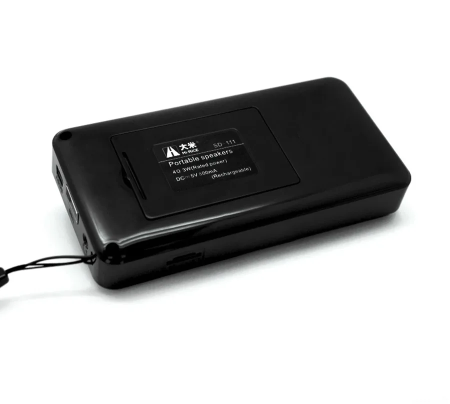 Портативный FM-радиоприемник USB TF карта MP3-плеер цифровой динамик Redner для отдыха