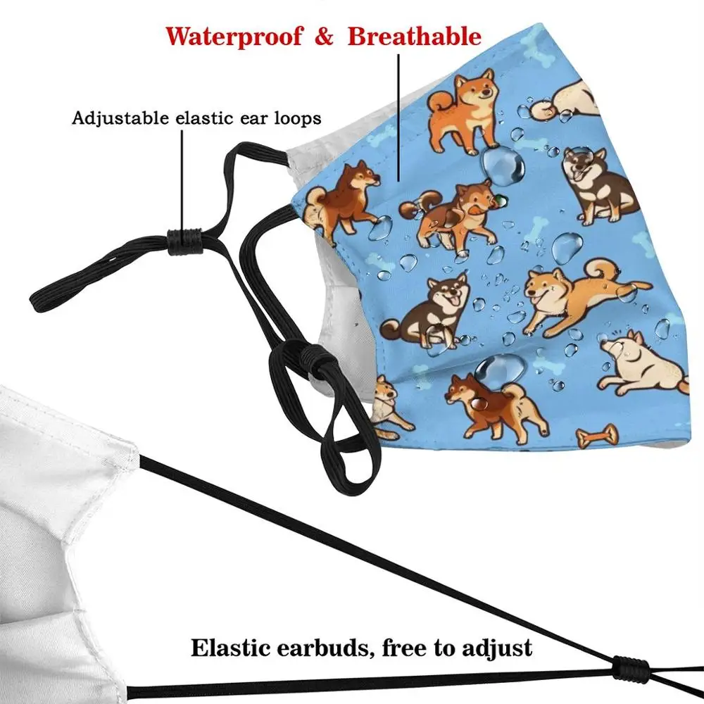 Shibes светильник-голубом цвете индивидуальный дизайн для взрослых и детей фильтр