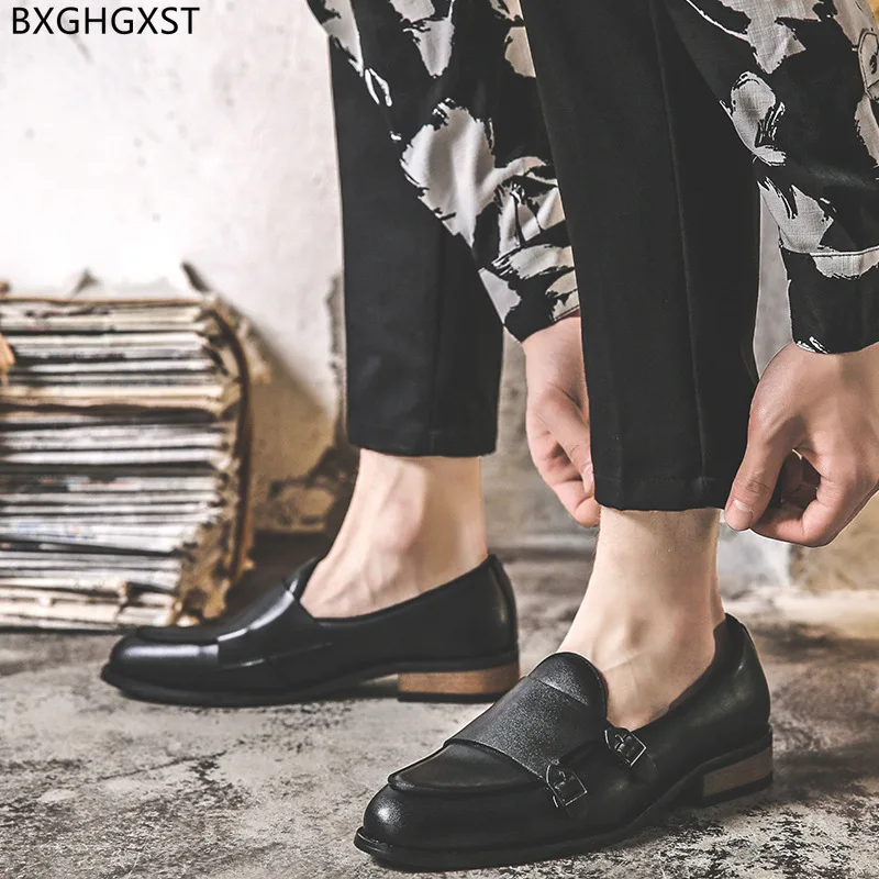 Мужские классические черные туфли коричневые мужские лоферы роскошная офисная