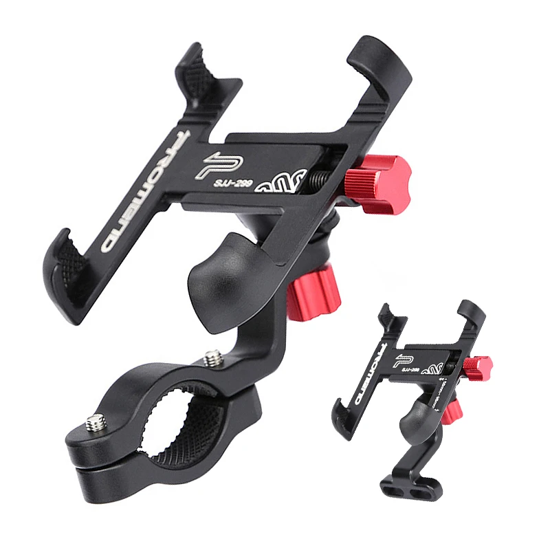 

Aluminum Alloy Bike Mobile Phone Holder Adjustable Bicycle Phone Holder Non-slip MTB Phone Stand Cycling Accessories for IPhone