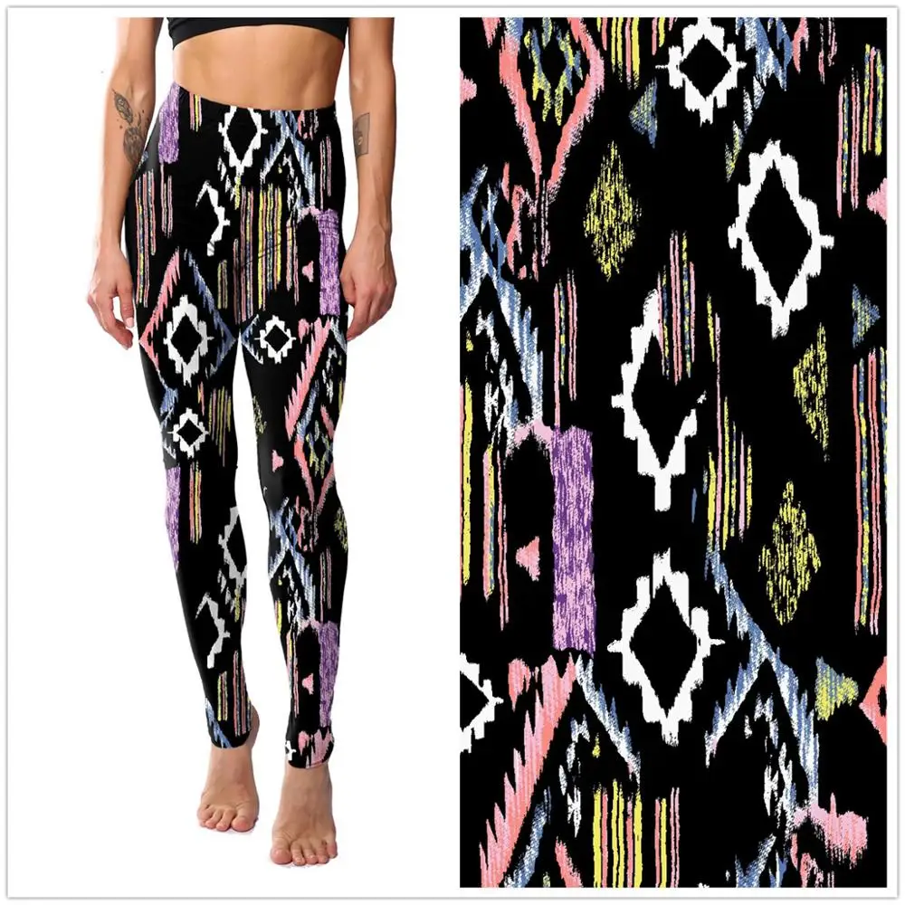 Женские Штаны Для Йоги женские спортивные Леггинсы с 3D-принтом эластичные