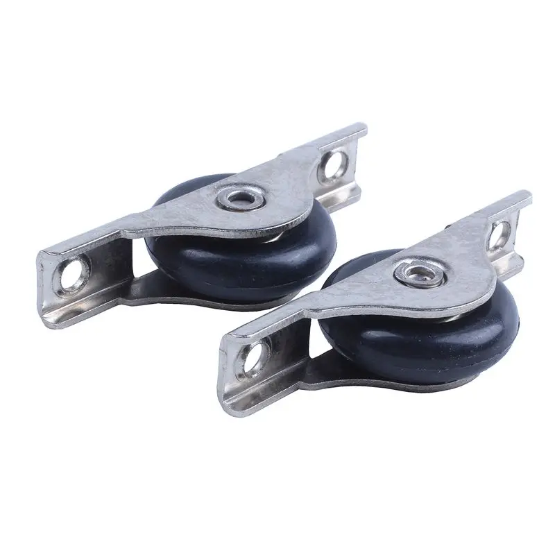 2 шт. нейлоновые Одноосные раздвижные двери ролик окна створки шкив колеса|Шкивы|