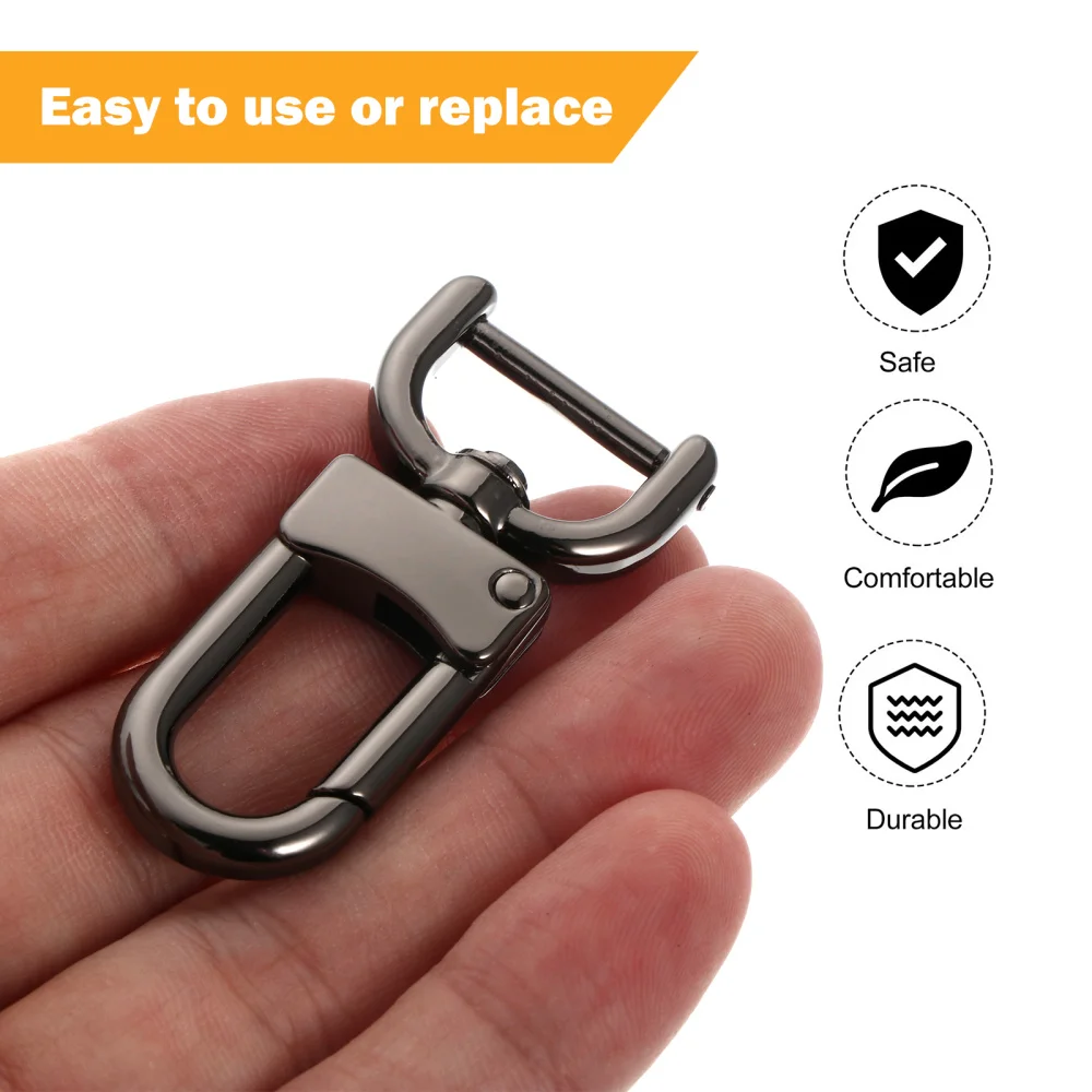 

4pcs Metal Bag Strap Buckle Luggage Suitcase Shoulder Strap Replacement Buckles