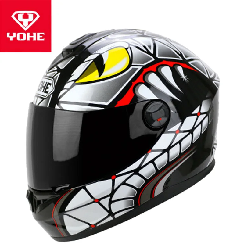 Мотоциклетный шлем YOHE рыцарская защита на все лицо мотоциклетный для мотокросса