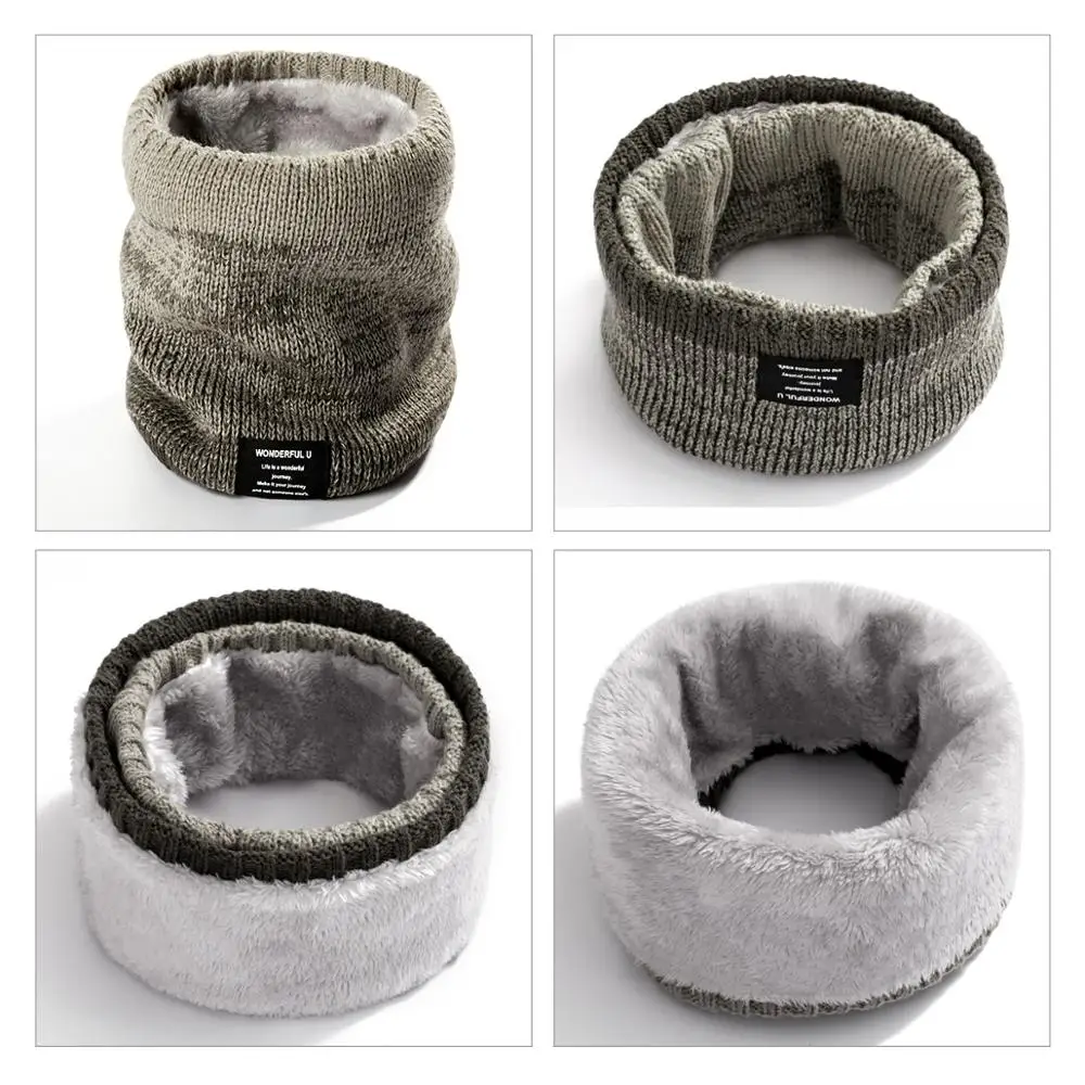 

2020 Fashion Winter Scarf For Women Children Boy girl Scarf Thickened Wool Collar Scarves Neck Scarf Cotton Unisex Dropshipping