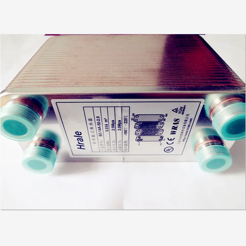 Новый дизайн 30 пластинчатый чиллер нержавеющая сталь 304 теплообменник с 3/4 &quotNPT