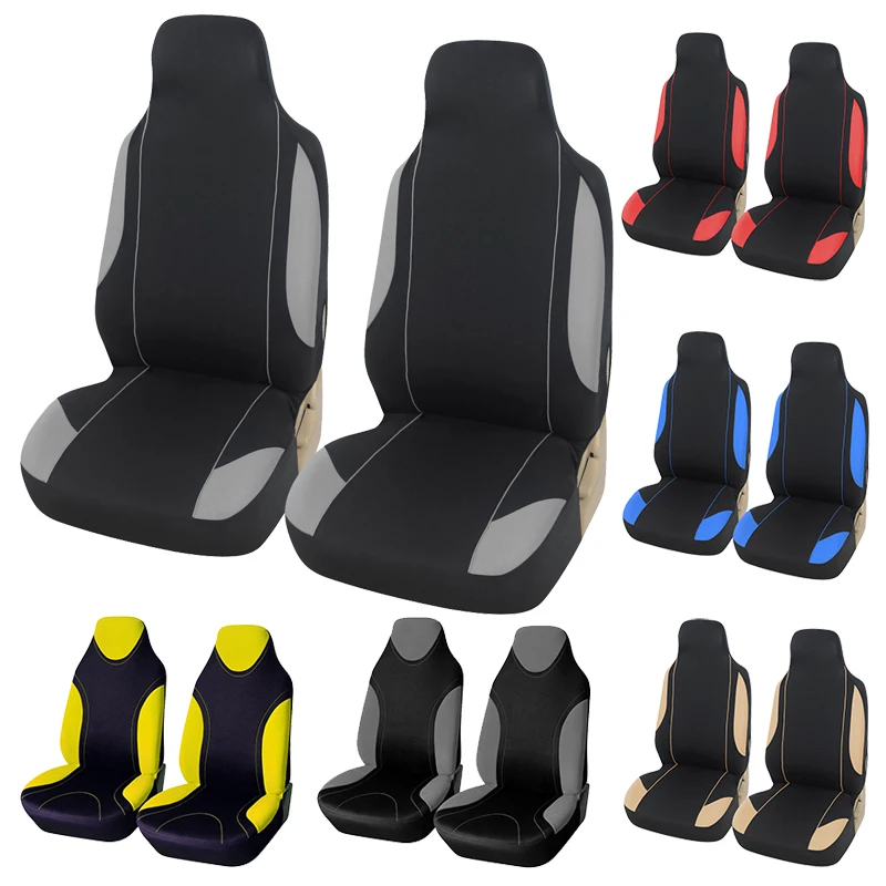 

AUTOYOUTH Universal Car Seat Cover Protectors Bucket Seats Fit for Cars Trucks SUVs Vans 1 Piece or 2 Piece Hand Washable
