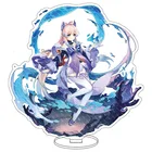 Genshin Impact Game Аниме Фигурка акриловая модель на подставке игрушка Hutao Tartaglia Xiao Qiqi фигурки украшения DIY коллекция