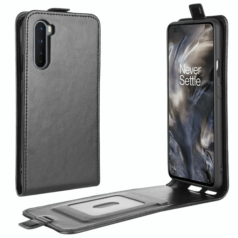 

Для OnePlus Nord (для OnePlus Z) Флип кожаный чехол для OnePlus Nord Ретро кошелек Чехол Capa Etui Coque Fundas>