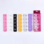 10 наконечников + 10 съемных рамок для обучения ногтям, натуральное искусство искусства ногтей, фотопалитра, инструменты для маникюра своими руками