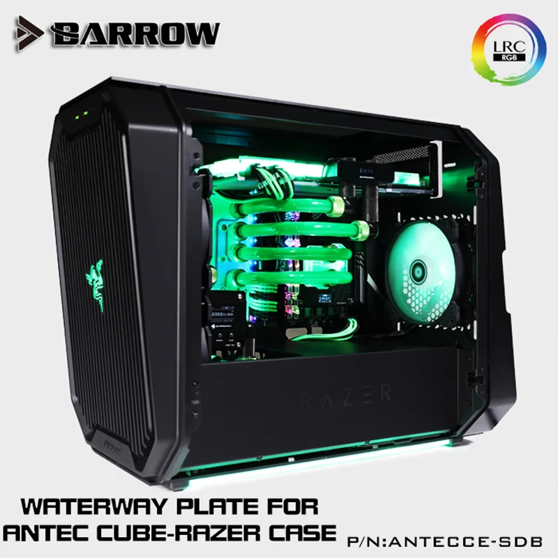 Barrow ANTECCE SDB доски для водных путей Antec Cube Razer чехол Intel CPU Water Block & Single GPU Building|Кулеры и